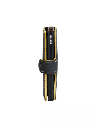 SECRID | Geldbörse - Miniwallet MATTE Mini black & ochre | 